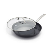 CC002671-001 - Chatham CHATHAM FRYING PAN WITH LID, BLACK - 30CM - Product Image 1