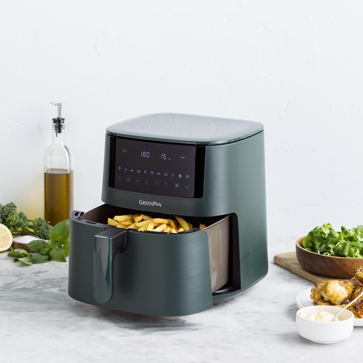 CC009007-001 - Air Fryer Bistro Airfryer 7.2L Pine Green  - Product Image 4